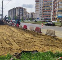 В Тамбове на ремонтируемой по нацпроекту улице Агапкина появится порядка 65 новых парковочных мест